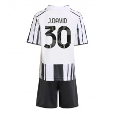 Juventus Jonathan David #30 Hjemmedraktsett Barn 2025-26 Kortermet (+ korte bukser)